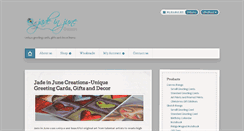 Desktop Screenshot of jadeinjune.co.za